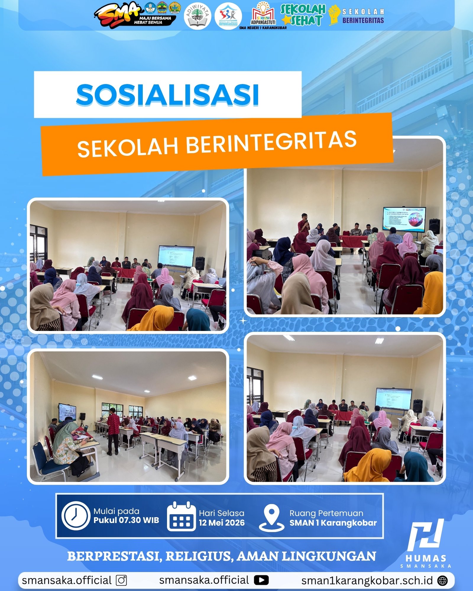 Sosialisasi Sekolah Berintegritas 12 Mei 2026